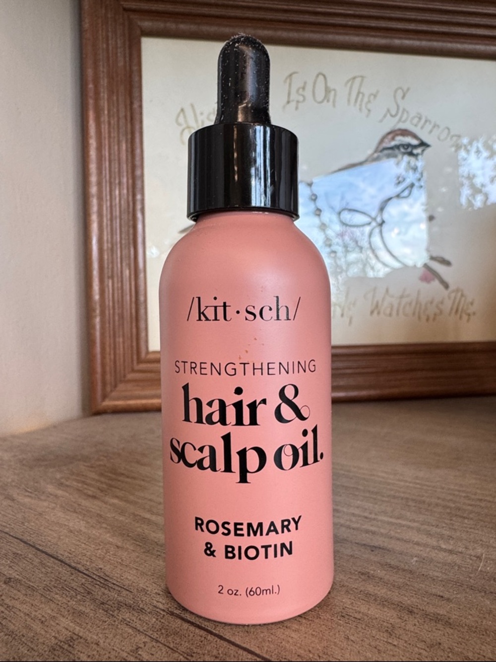 Kitsch rosemary and biotin Hair & Scalp Oil Bottle with Dropper